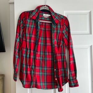 Vineyard vines plaid button down